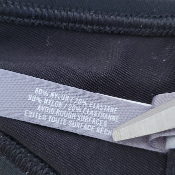 Aerie Perkier Push Up metal ring embellished bikini top black 32B - Picture 11 of 14